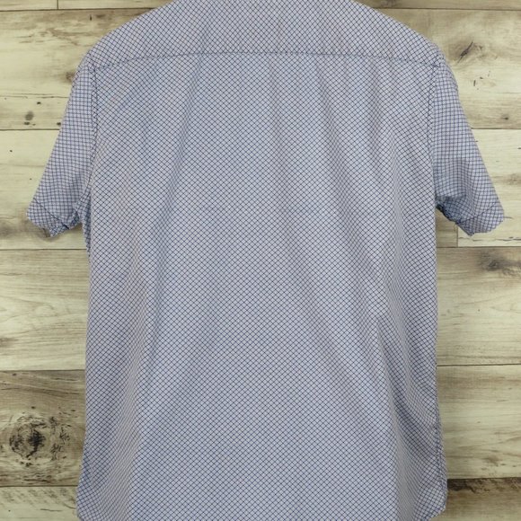 J.‎ Ferrar* Men's Short Sleeve Button Down Chest Pocket Shirt Size~ Large - Picture 3 of 9